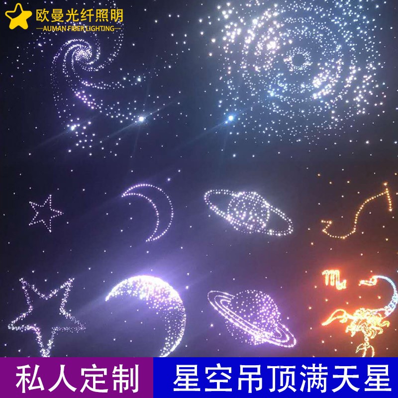 新款星空顶满天星影院走廊吊顶灯餐厅天花板吊顶灯酒吧led网红光-图2