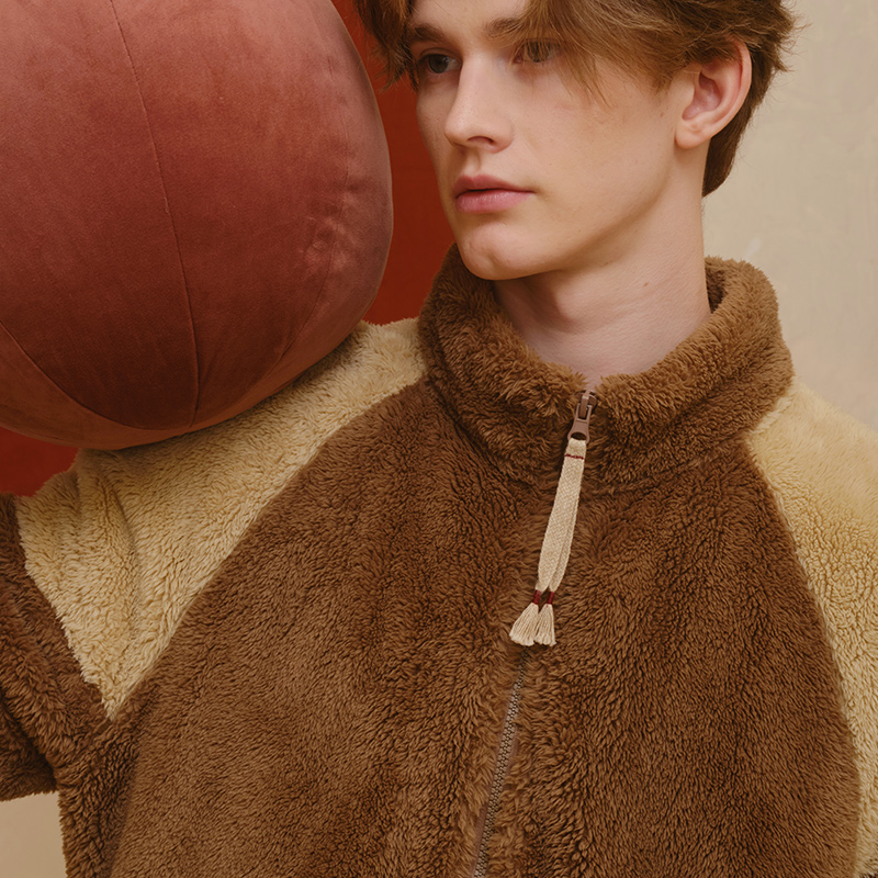 朵朵可可加厚珊瑚绒睡衣男士秋冬季特厚双面毛绒家居服套装可外穿 - 图1