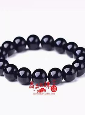 天然乌鸦血石手链 乌鸦血石饰品男女款