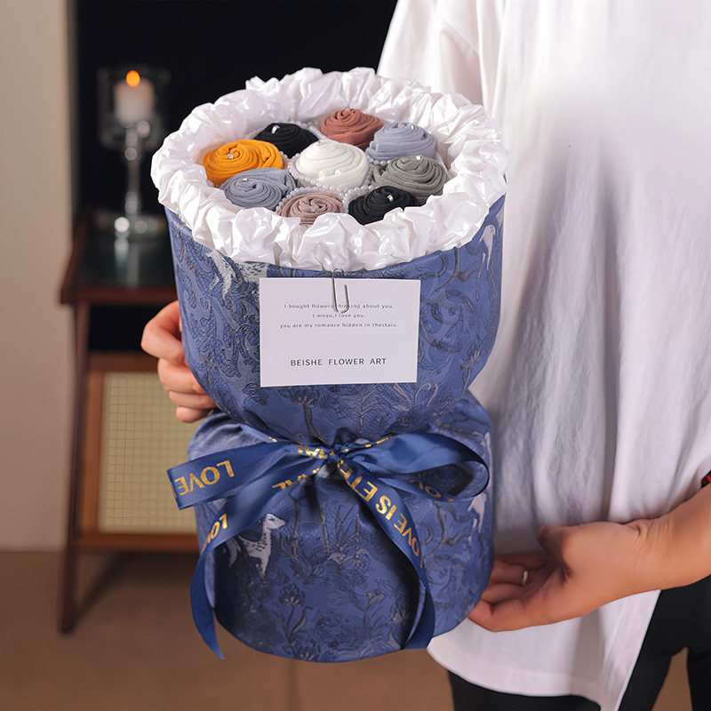 男生生日礼物实用高级袜子花束礼盒送男朋友老公仪式感圣诞节惊喜
