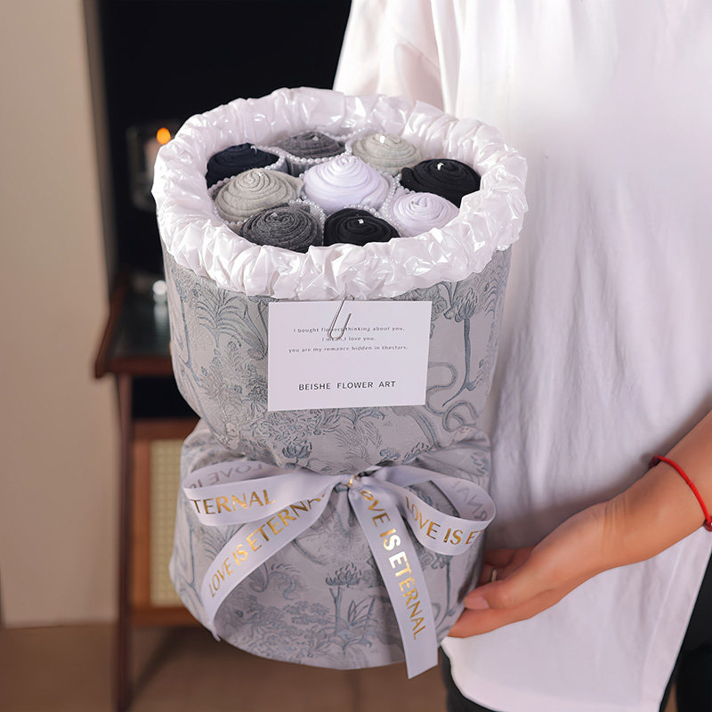 男生生日礼物实用高级袜子花束礼盒送男朋友老公仪式感圣诞节惊喜