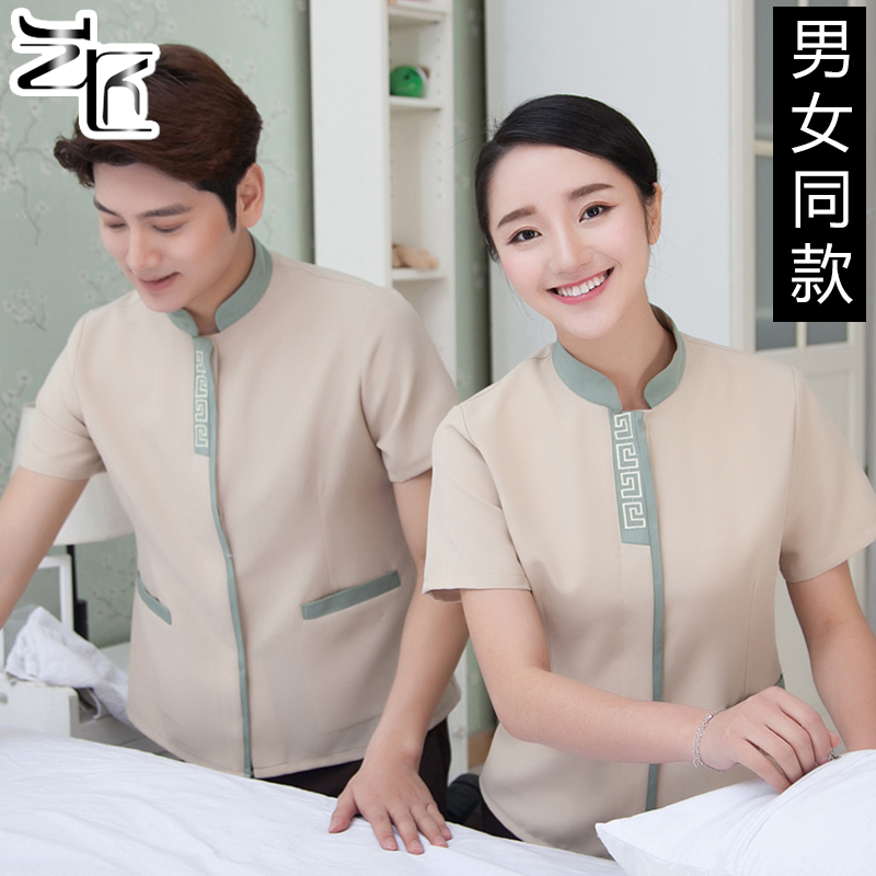 保洁工作服短袖 保洁服夏装 酒店客房清洁服务员 物业宾馆制服女 - 图0