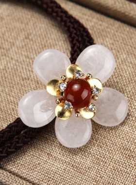 民族风长款装饰品挂件玉石吊坠