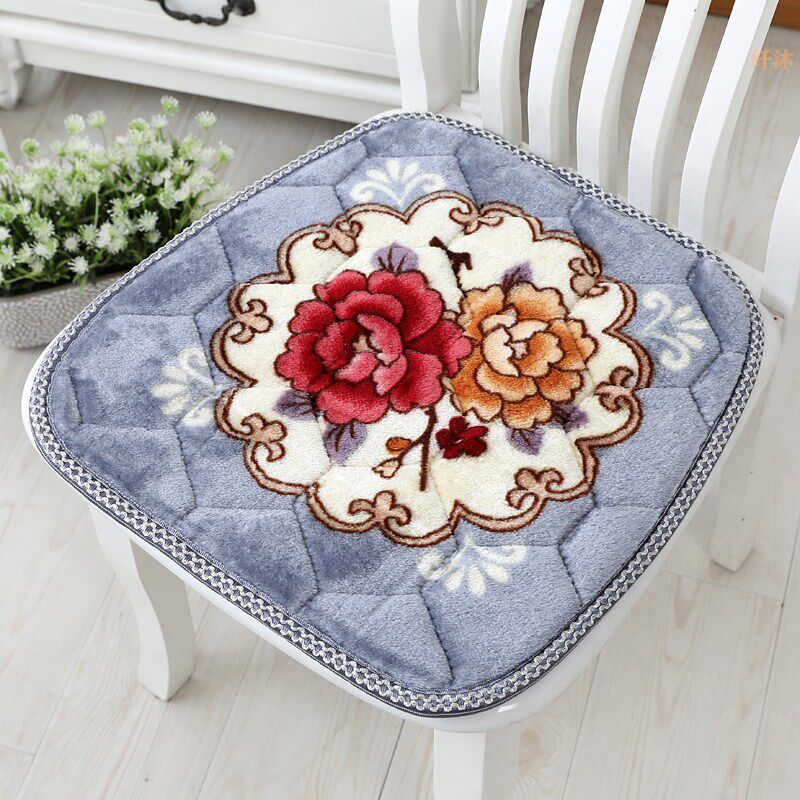 加厚毛绒坐垫保暖餐椅垫餐厅梯形坐垫居家椅子垫40x40x35厘米坐垫,淘宝优惠券,粉丝福利购,淘宝优惠卷