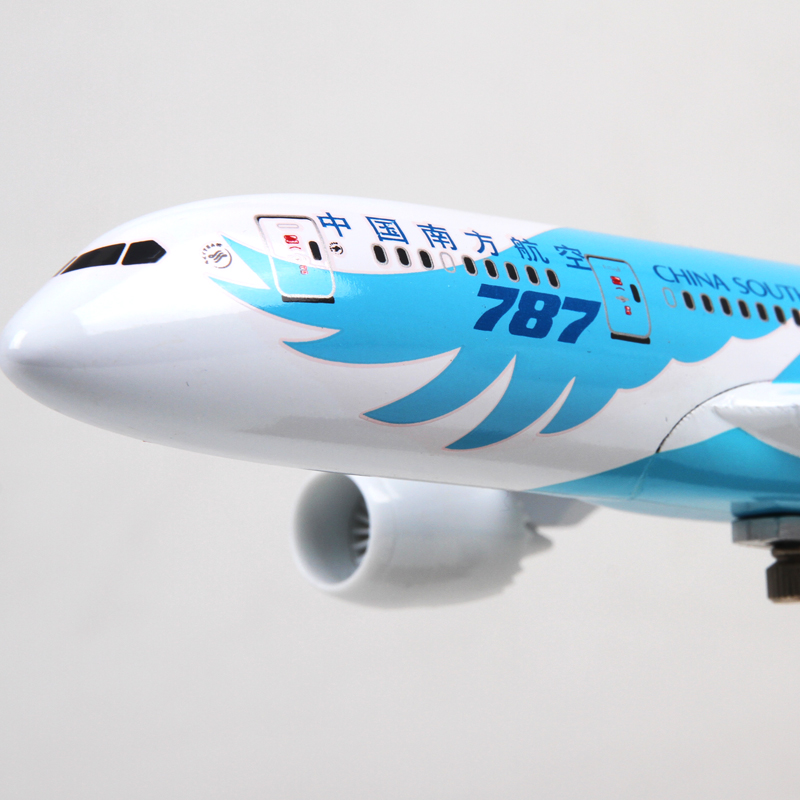 特尔博1:200南航海航波音B787飞机模型仿真客机合金民航A380 A350-图1