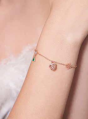 摩天轮vana女纯银松果手链礼物