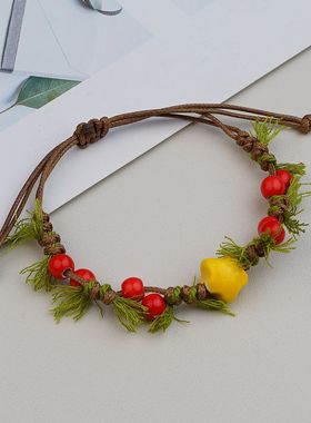 景德镇编织波西米亚风可调节手链手绳百搭时尚松弛随性饰品