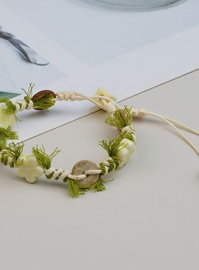 景德镇民族风编织手绳手链新中式简约个性创意手饰饰品摆摊货源