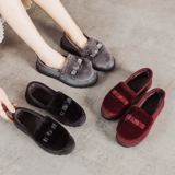 Обувь для волос с луком женская мода Универсальная мягкая дно анти -скользящие плоские плюс