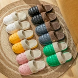 Водонепроницаемые зимние нескользящие тапочки, съемный съёмный вкладыш, мягкая подошва, для влюбленных