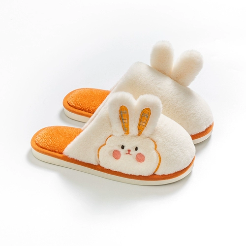 Кролик, мультяшные нескользящие тапочки, новая коллекция, мягкая подошва