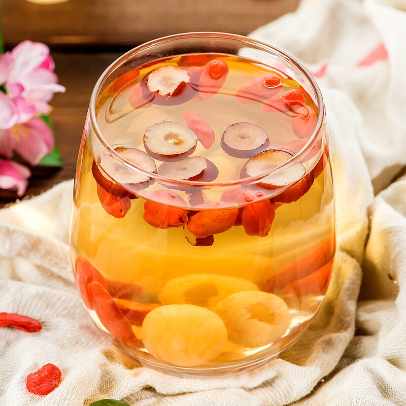 无硫红枣桂圆枸杞茶补气养血不足调理养颜去黄女人养生组合花茶包,淘宝优惠券,粉丝福利购,淘宝优惠卷