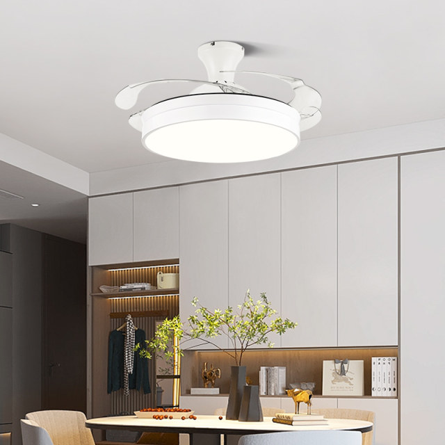 Nordic restaurant ceiling fan light full spectrum eye protection fan light