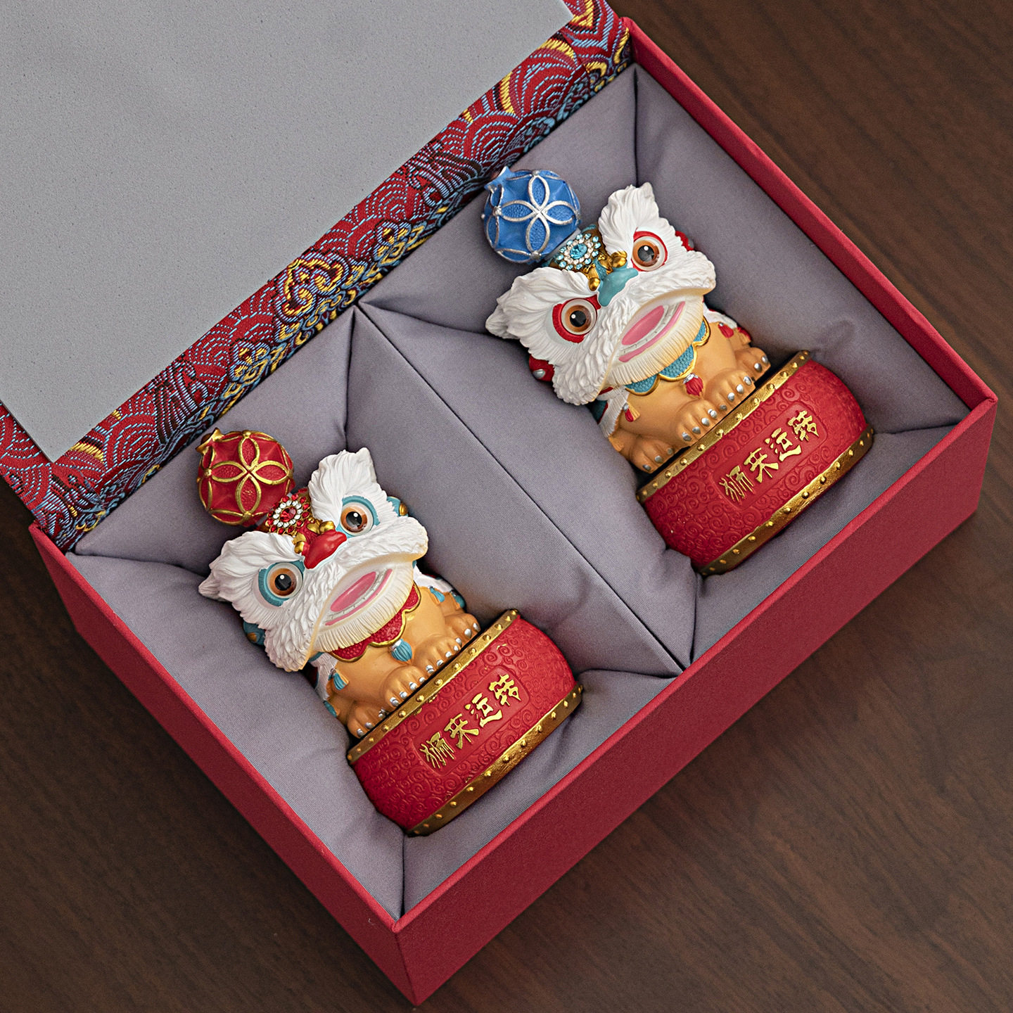 创意佛山醒狮狮子摆件高级感小众桌面茶桌茶宠装饰工艺品生日礼物,淘宝优惠券,粉丝福利购,淘宝优惠卷