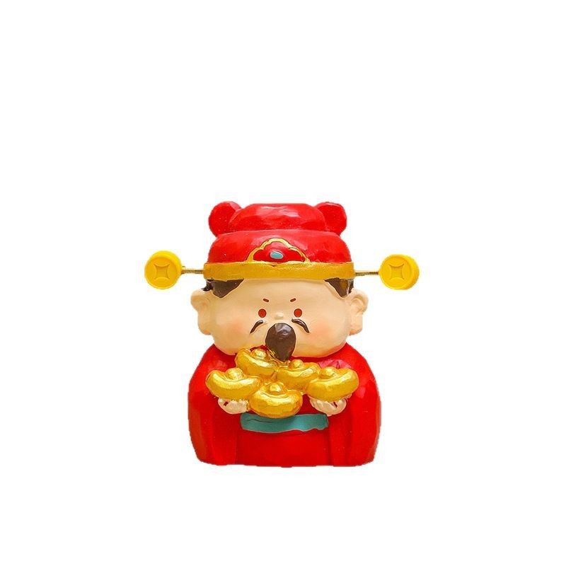 欢喜神仙祥云办公室礼物装饰品财神桌面摆件全套树脂工艺品小摆件,淘宝优惠券,粉丝福利购,淘宝优惠卷