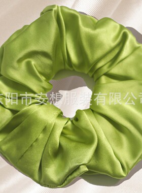 亚马逊19姆米有填充天然真丝大肠圈4cm6cm桑蚕丝slip发圈枕头厂家