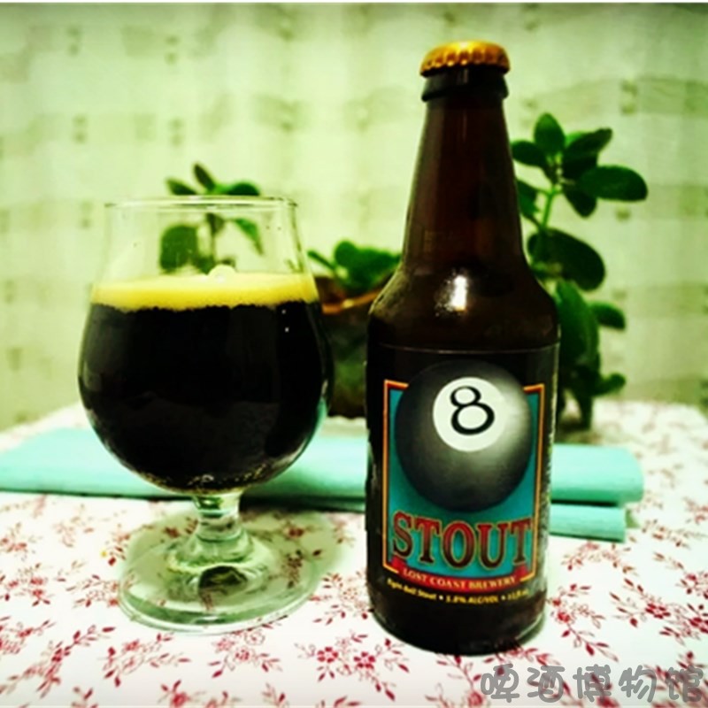 lost coast stout 迷失海岸黑8美国进口精酿啤酒世涛啤酒355ML - 图0