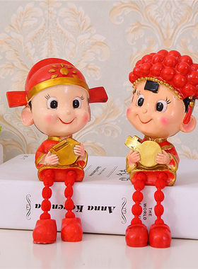 吊脚娃娃摆件装饰品客厅卧室创意