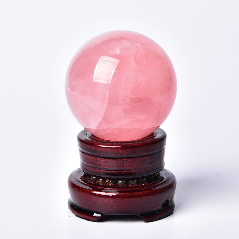 天然粉水晶球摆件粉晶球家居客厅玄关卧室男女礼物粉水晶原石摆件,淘宝优惠券,粉丝福利购,淘宝优惠卷