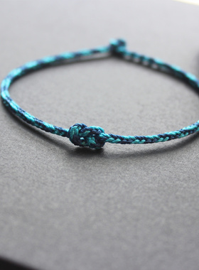 健康结手工编制平安手绳