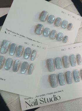手工穿戴甲新中式国风
