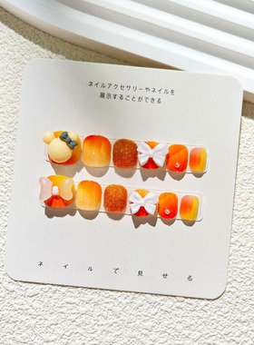 夏日多巴胺儿童指甲贴片