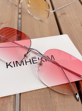 纯钛钻石切边定制可配近视墨镜