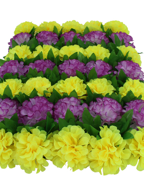 菊花排电子花圈排花拱门花墙装饰