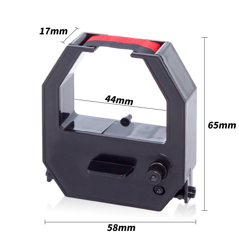 齐心考勤机色带适用MT321N MT6200N MT6100N微电脑打卡机纸卡式大色带框架含芯员工上下班考勤钟签到黑红双色 - 图1