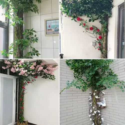 Оплата трубопровода украшения водопроводной трубы для блокировки креативной пакет с обертываемой нагревательной трубкой с природным газом для украшения коры поддельной симуляции