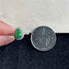 New product in September Hongyu Jadeite 18k gold inlaid ice waxy full color full green fortune gourd ring A910914