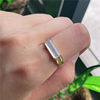 New product in September Hongyu Jadeite 18k gold inlaid ice seed white ice Wushi brand exquisite ring A880904