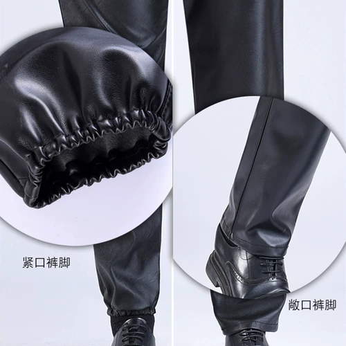 Демисезонные флисовые водонепроницаемые полиуретановые ветрозащитные удерживающие тепло износостойкие штаны для отдыха, для среднего возраста, оверсайз