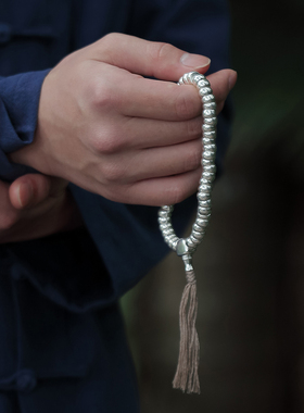 银饰手持足银文玩足银文玩男女