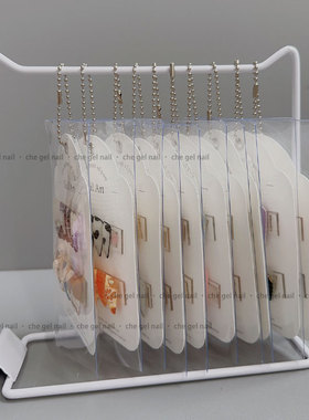 ins穿戴甲展示架卡片背景卡包摆摊定制美甲打板成品收纳支架卡纸