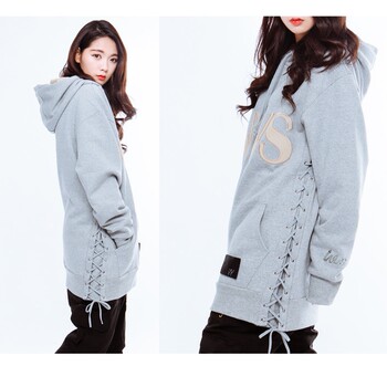 [ຂໍ້ສະເໜີພິເສດ] WWS Korean ski long sweatshirt hoodie long warm windbreaker for men and women gray pants