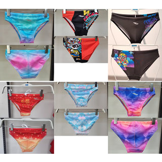 Authentic hosa teen boys' briefs swimming trunks, national trend big boys training competitive speed children's competition swimming trunks