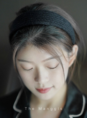 温柔风头箍显脸小马海毛发带
