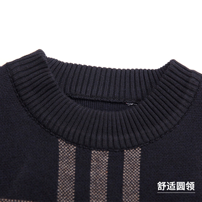 保暖秋装男士中年40-50岁装针织衫 七喜鹿针织衫/毛衣