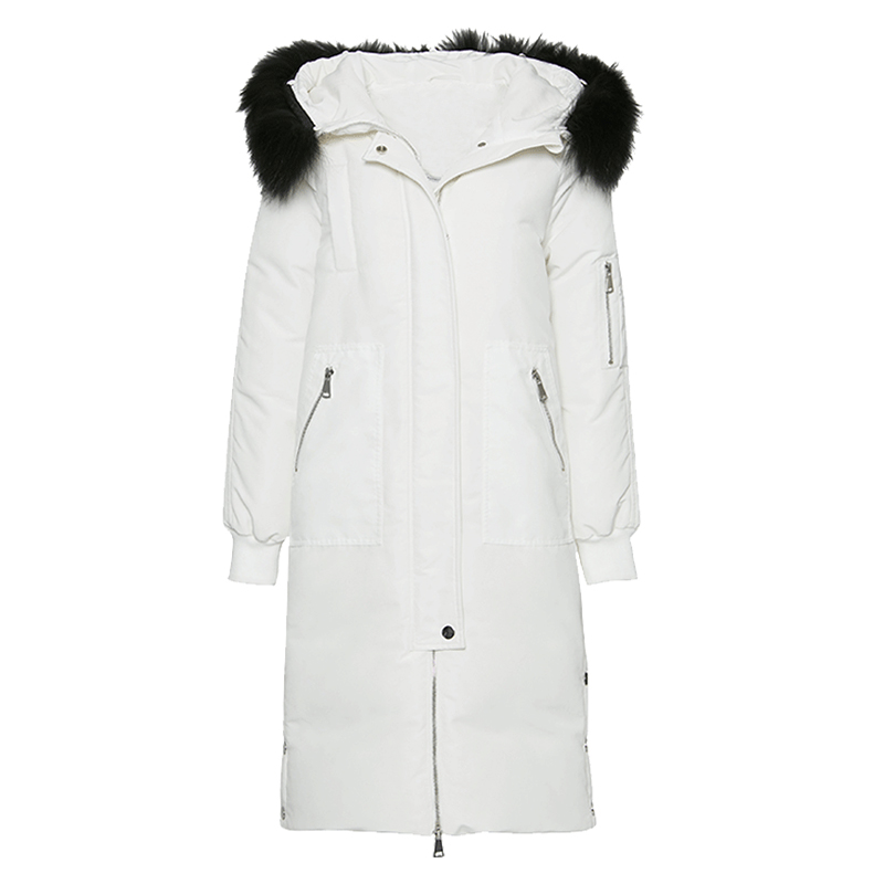 艾格冬季新品女装反季纯色羽绒服 艾格银座羽绒服