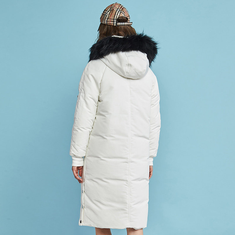 艾格冬季新品女装反季纯色羽绒服 艾格银座羽绒服