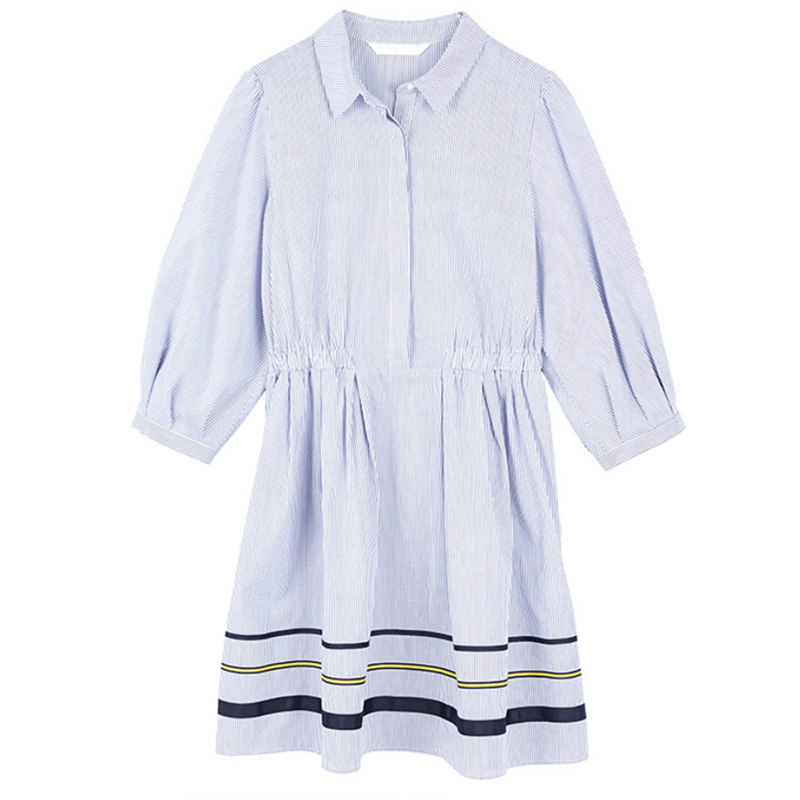 艾格夏季女装时尚百搭个性连衣裙 艾格银座连衣裙