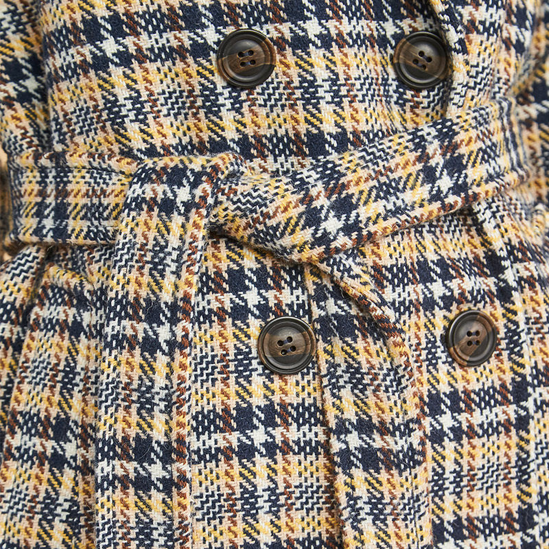 艾格冬季女装官方旗舰店女毛呢大衣 艾格银座毛呢外套