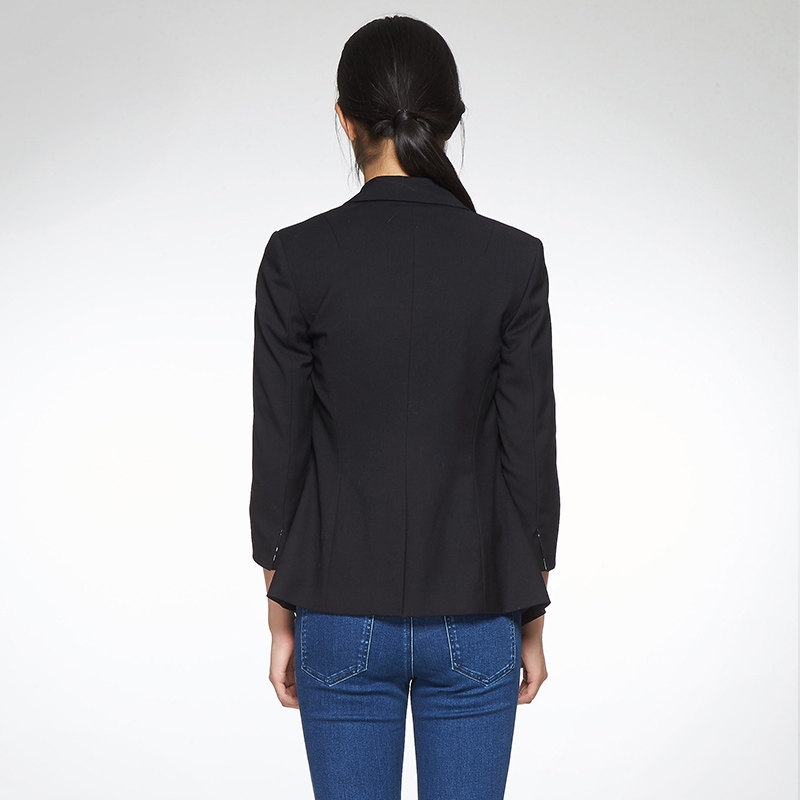 【断码xs】艾格2020新款时尚百搭纯色 艾格银座短外套