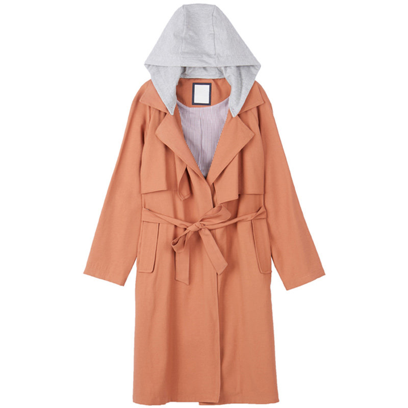 【断码m】艾格春季女装时尚百搭风衣 艾格银座风衣