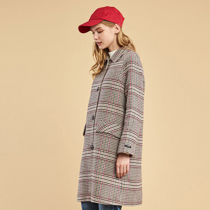  艾格银座毛呢外套