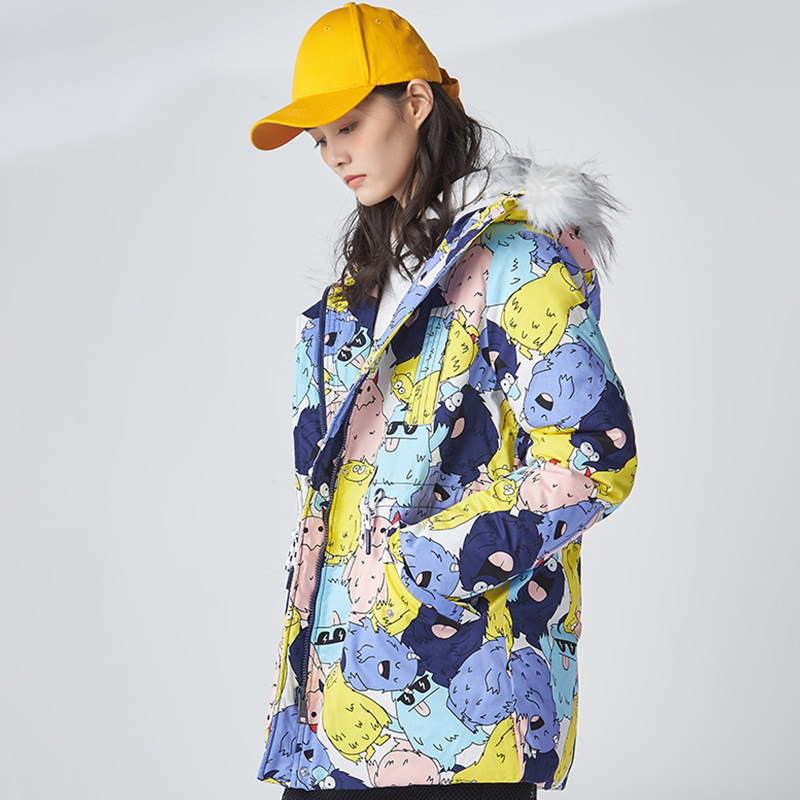 【断码s】艾格冬季女装纯色白鸭绒 艾格银座羽绒服