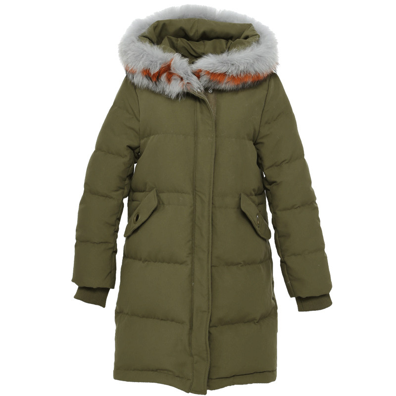 艾格冬季不过时百搭加厚连帽羽绒服 艾格银座羽绒服