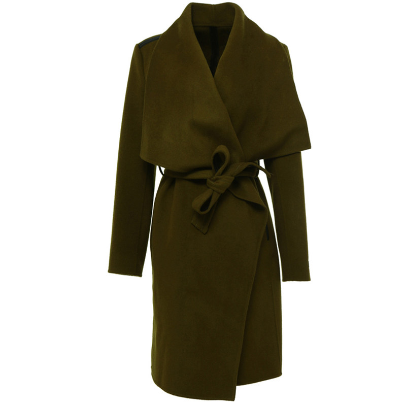 艾格冬季新品女装个性羊毛毛呢大衣 艾格银座毛呢外套