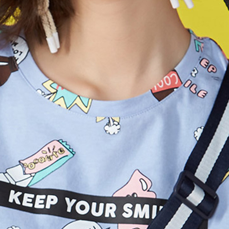 【断码s】艾格2020新款女装时尚百搭 艾格银座T恤